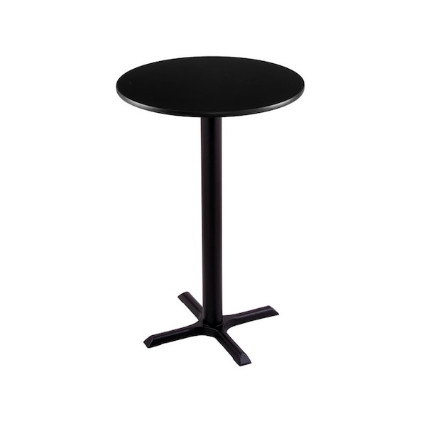 42" 211 Black Table, 24" dia. Top